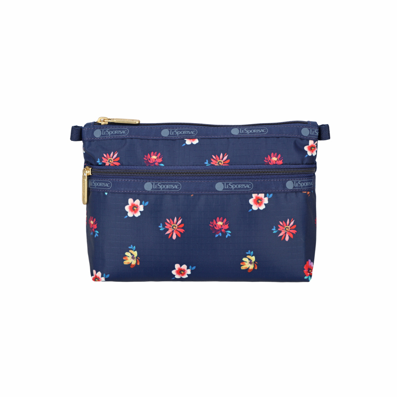 雙層化妝袋 (STARRY NIGHT FLORALS)