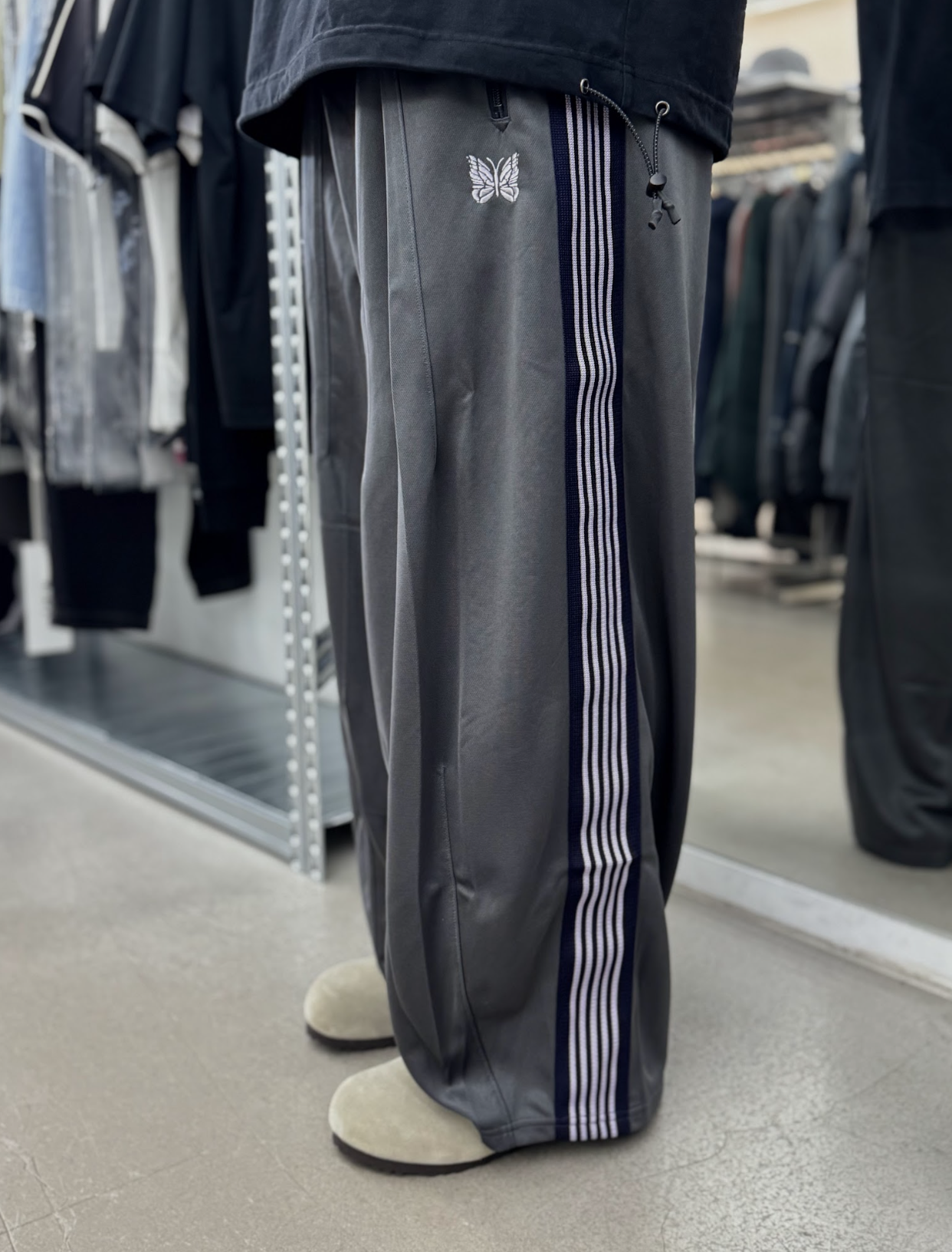 Needles LHP HD Track Pants Poly Smooth - Grey