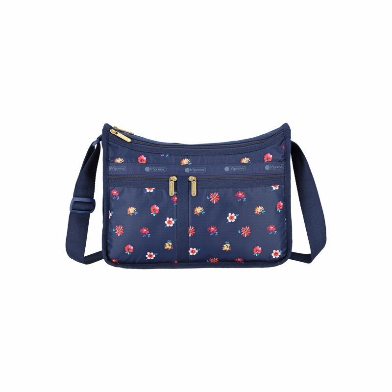 DELUXE 大型斜揹袋 (STARRY NIGHT FLORALS)