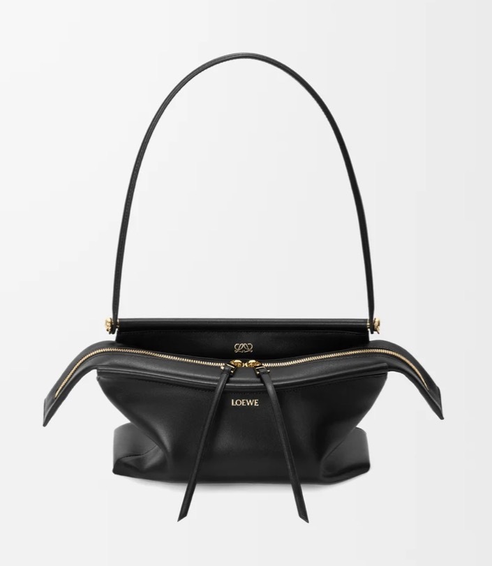 【4色入】Loewe Small Whisker Bag Glazed Calfskin 小牛皮腋下袋 手袋