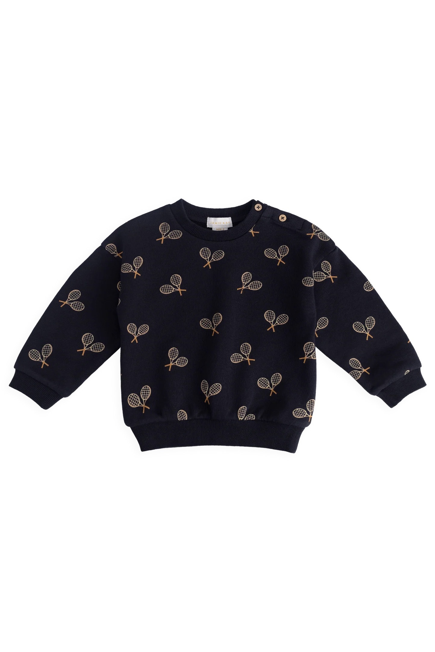 【預購】JAMIE KAY - Organic Cotton Floyd Sweatshirt（Racquet Navy）