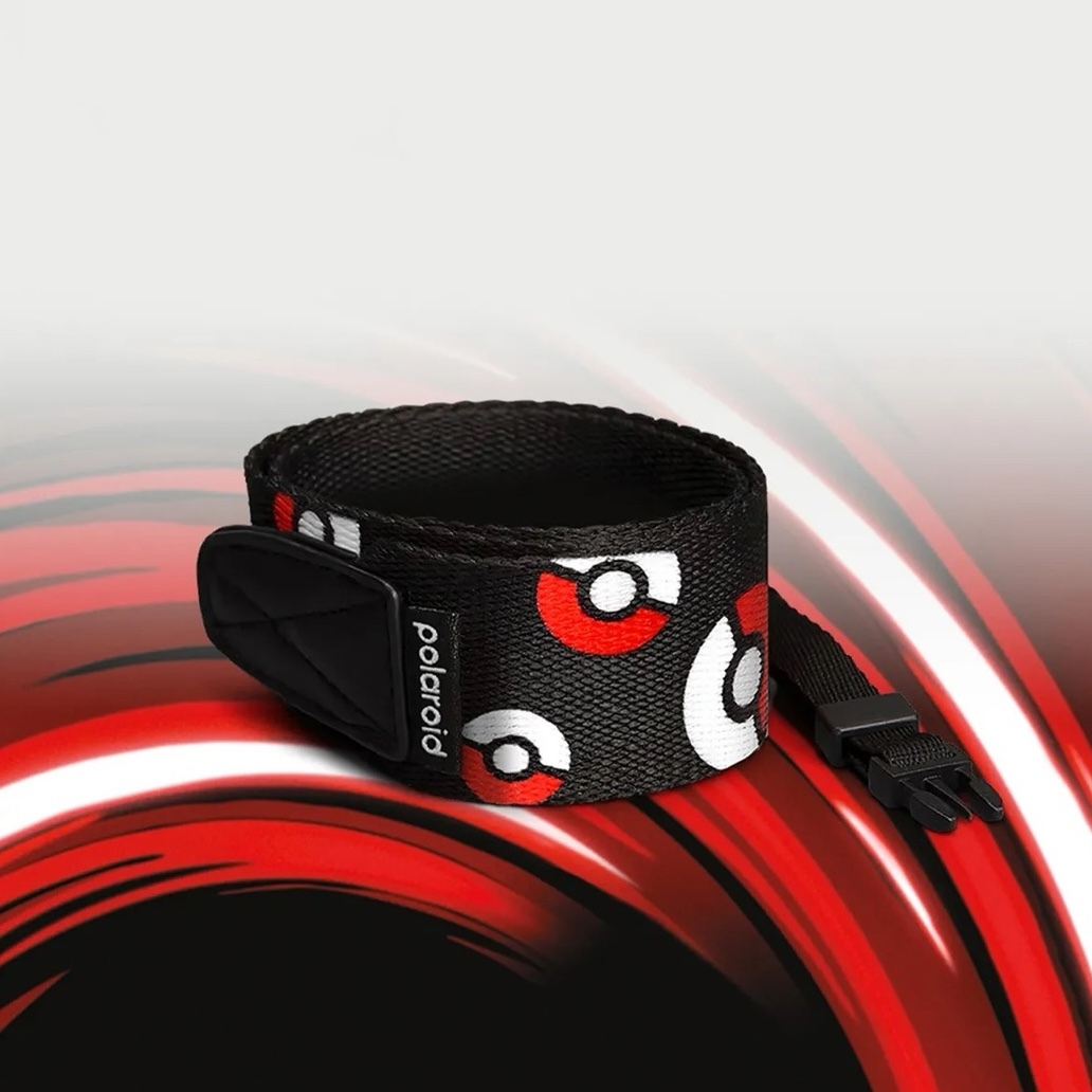 Pokémon X Polaroid Camera Strap 寶可夢 聯名款 寶貝球圖案 相機背帶 掛繩 / 預購