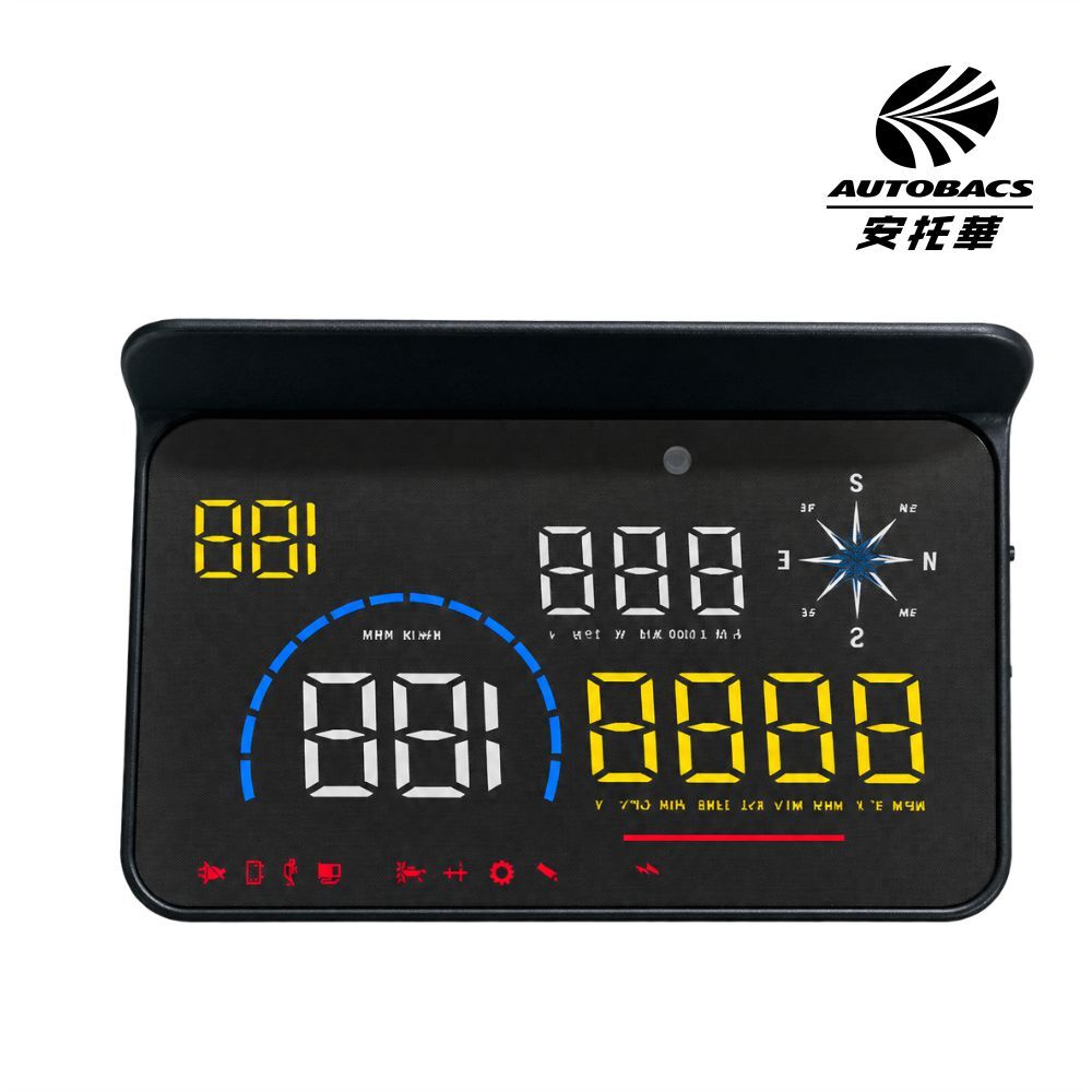 【ANBORTEH 安伯特】HUD抬頭顯示器E106 - 5.5吋-Pro測速版-不含裝