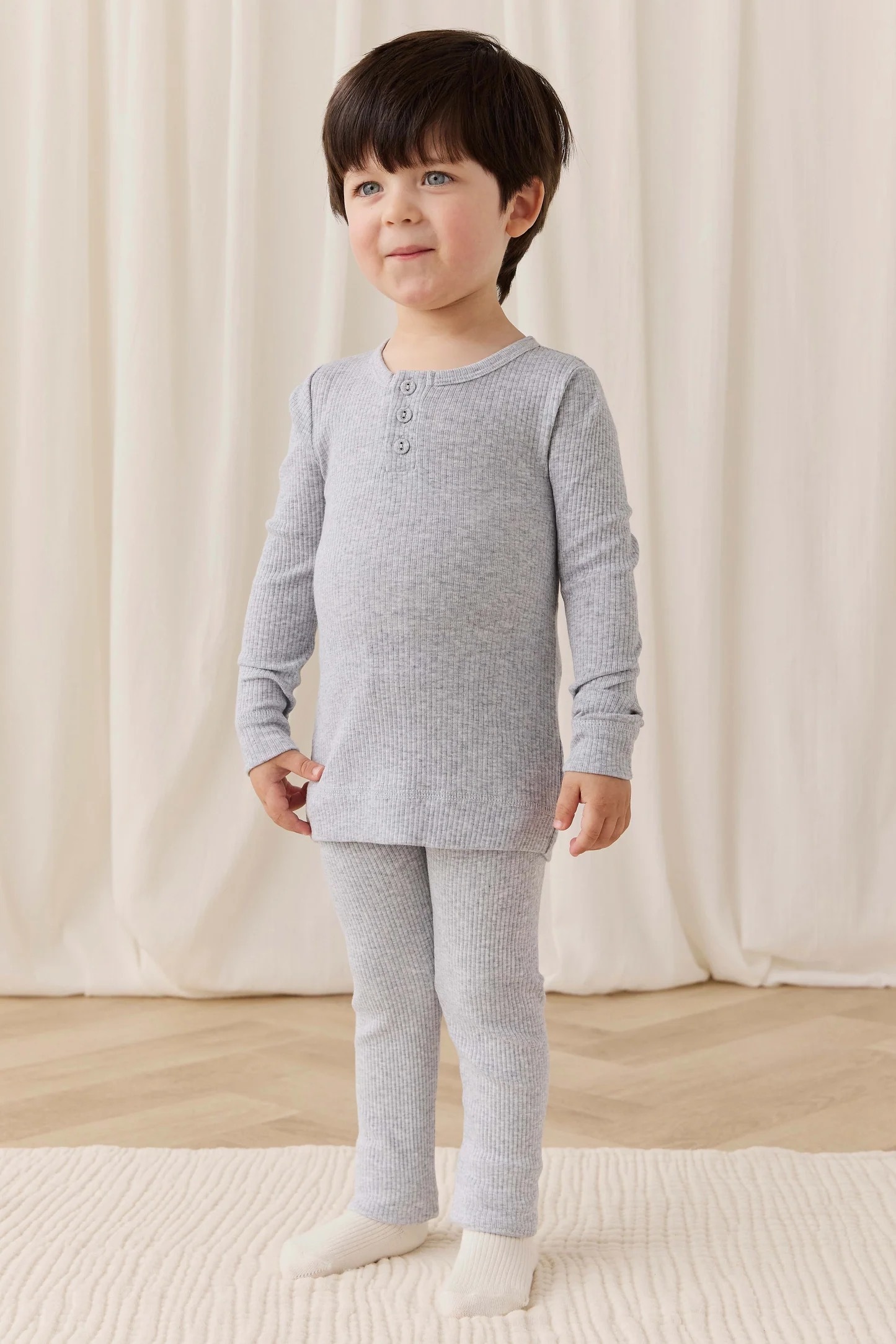 【預購】JAMIE KAY - Organic Cotton Modal Everyday Legging（Light Grey Marle）