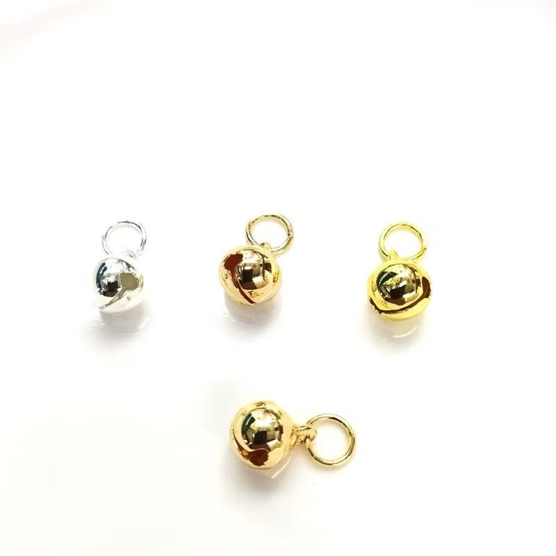 14K金保色鈴鐺吊墜(5入)｜保色吊墜 DIY金屬材料