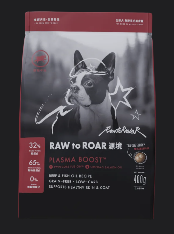Raw to Roar 源境｜狗｜無穀亮毛美膚糧｜草牧牛肉