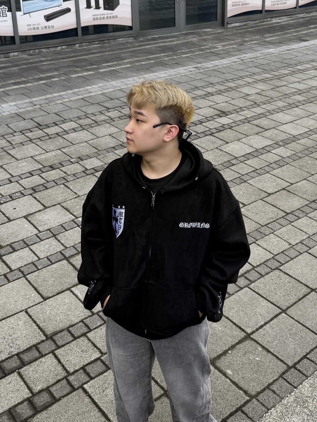 『RB』麂皮歌德刺繡外套