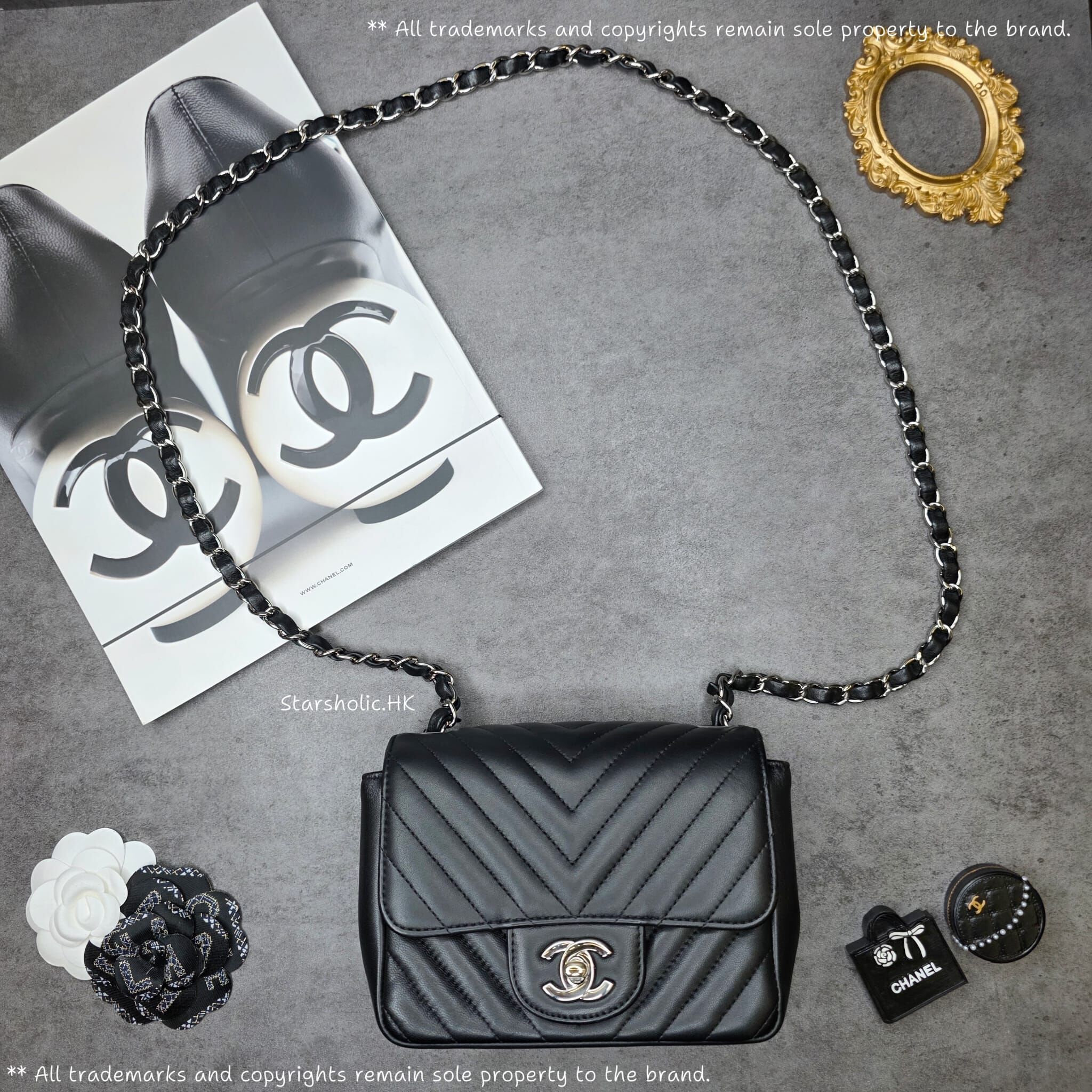 CHANEL Classic Flap 17cm *V 紋*