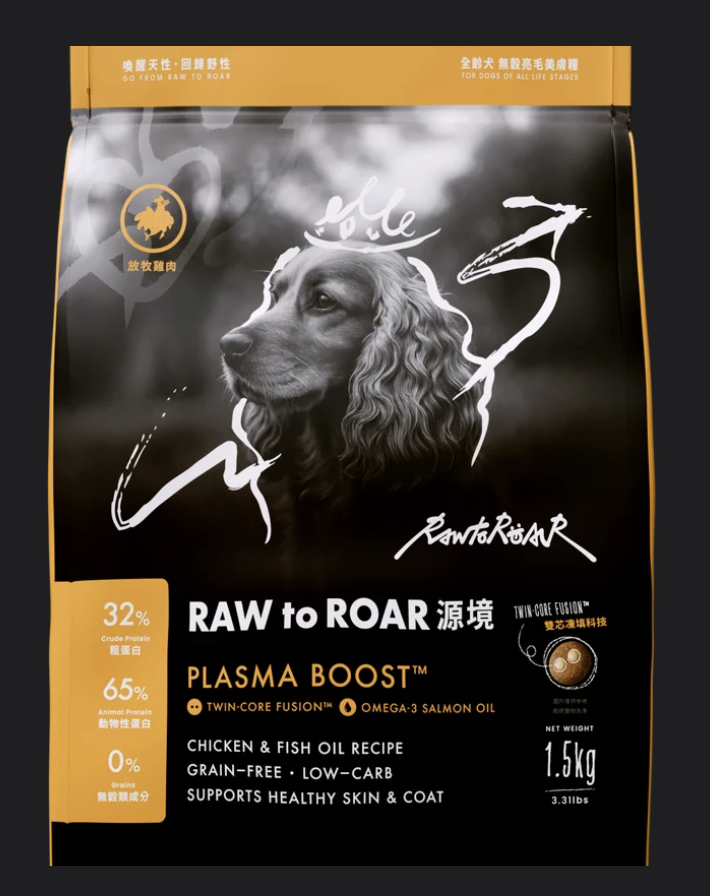 Raw to Roar 源境｜狗｜無穀亮毛美膚糧｜放牧雞肉