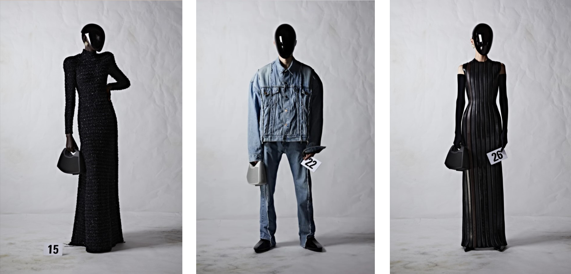 巴黎世家(Balenciaga)2022 秋冬高級訂製系列,與B&O跨界合作推出喇叭收納包(Speaker Bag)