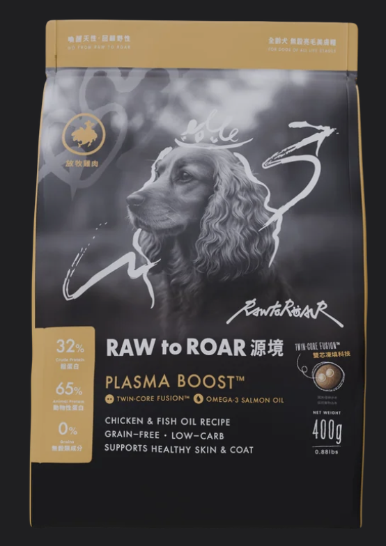 Raw to Roar 源境｜狗｜無穀亮毛美膚糧｜放牧雞肉