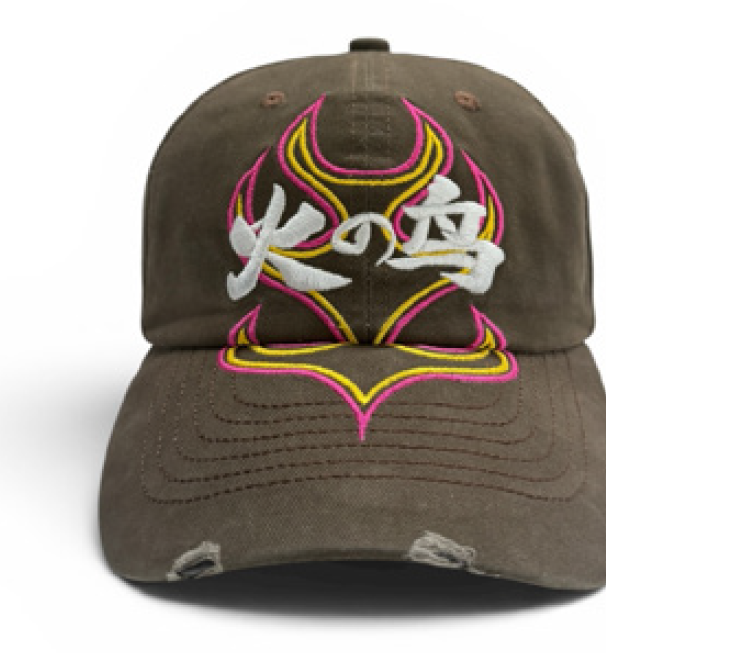2nd Closet “FIRE BIRD” TOKYO WASHED CAP - BROWN | CP17