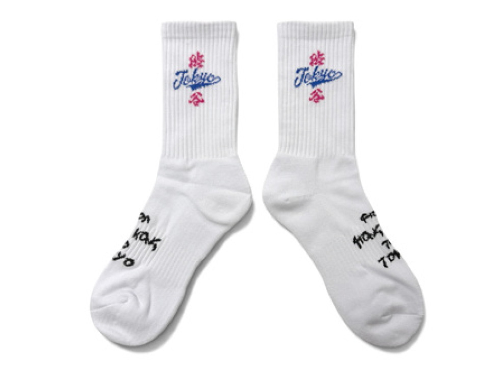 2nd Closet “TOKYO” SHIBUYA SOCKS - WHITE | SO07
