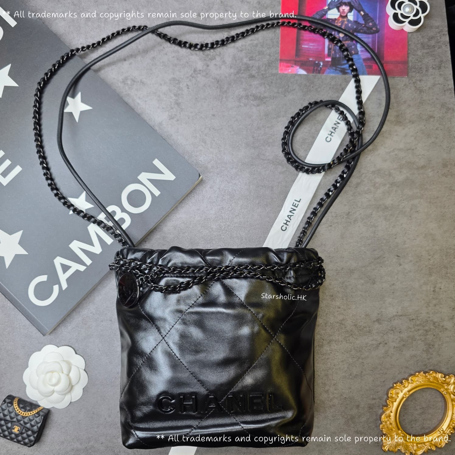 CHANEL Mini 22 Bag *So Black*