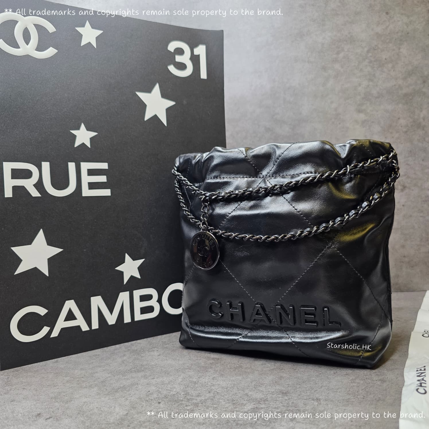 CHANEL Mini 22 Bag *So Black*
