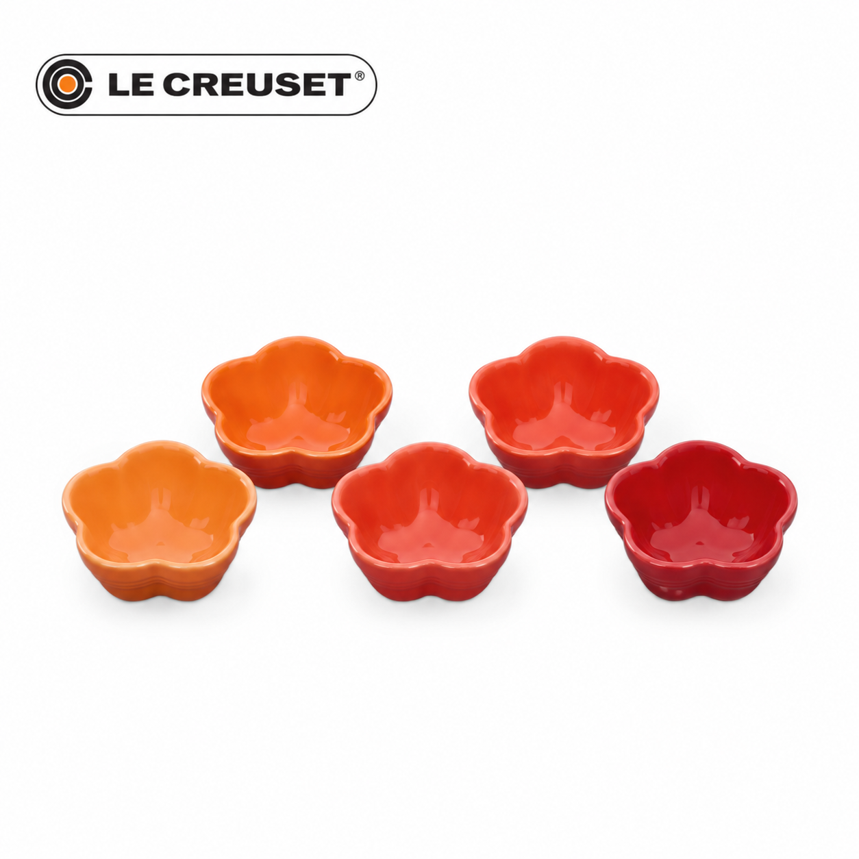 LE CREUSET 迷你陶瓷花形碗