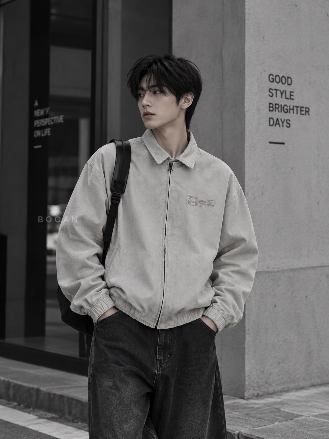 NIKE SPORTSWEAR HARRINGTON 美式復古 水洗翻領 休閒外套  2色