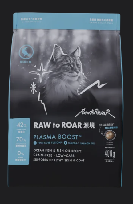Raw to Roar 源境｜貓｜無穀亮毛美膚糧｜極海三魚