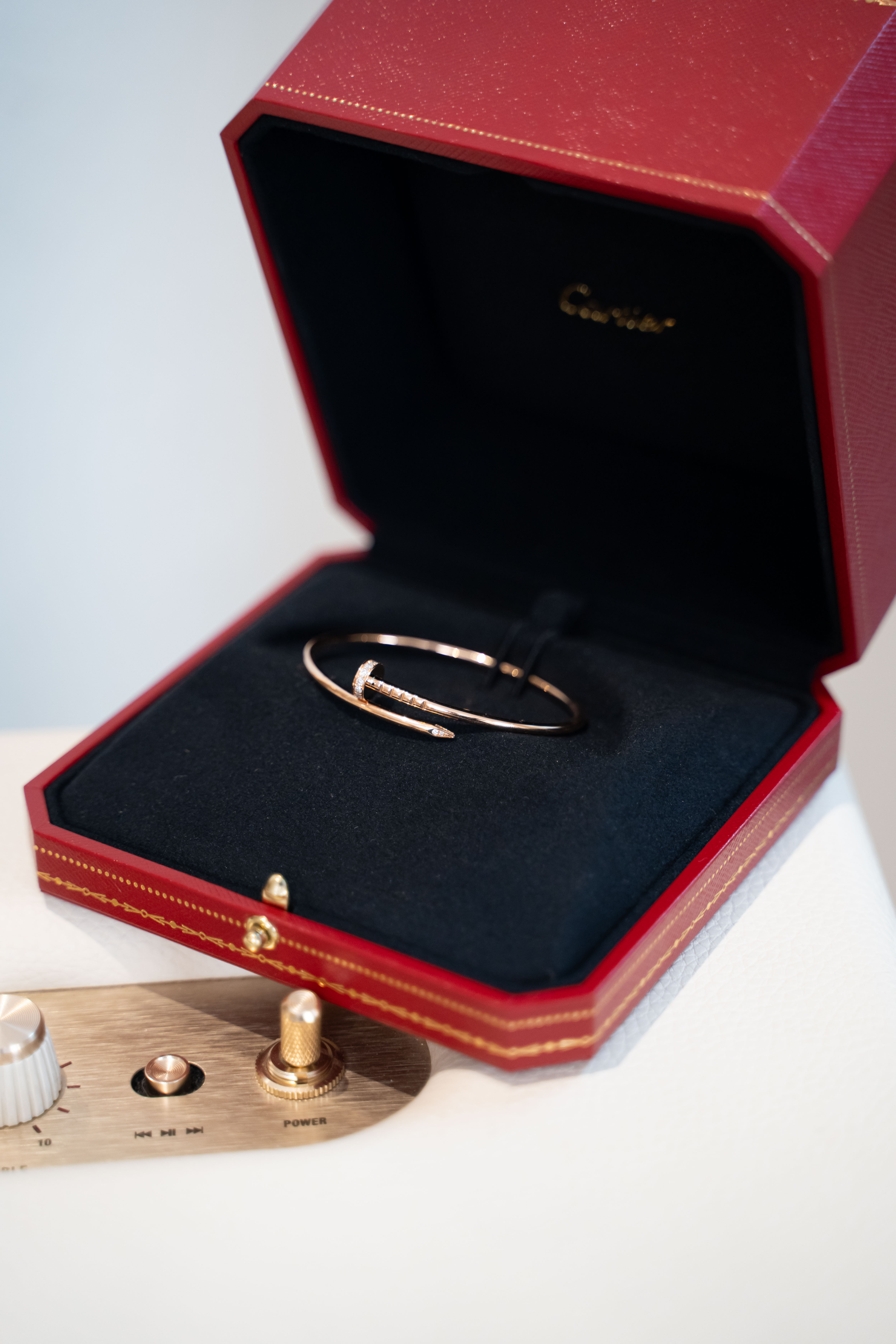 Cartier Juste un Clou系列 玫瑰金手鐲
