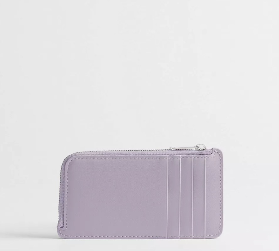 Dior Jardin Cosmos Zipped Card Holder 丁香紫色銀包 散子包