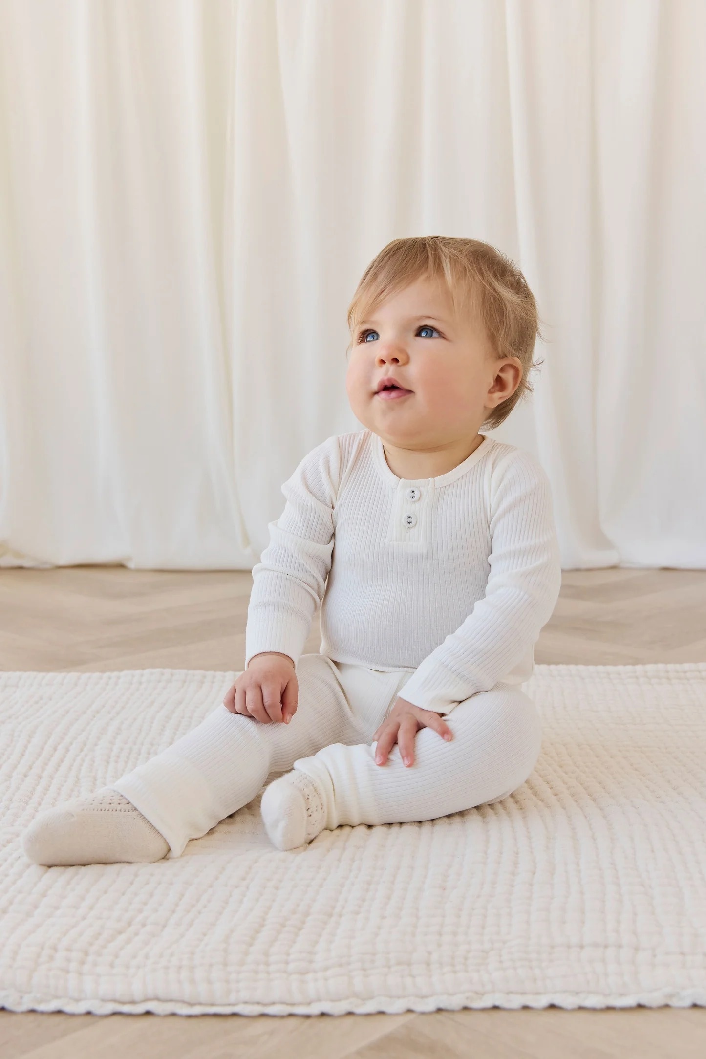 【預購】JAMIE KAY - Organic Cotton Modal Everyday Legging（Milk）