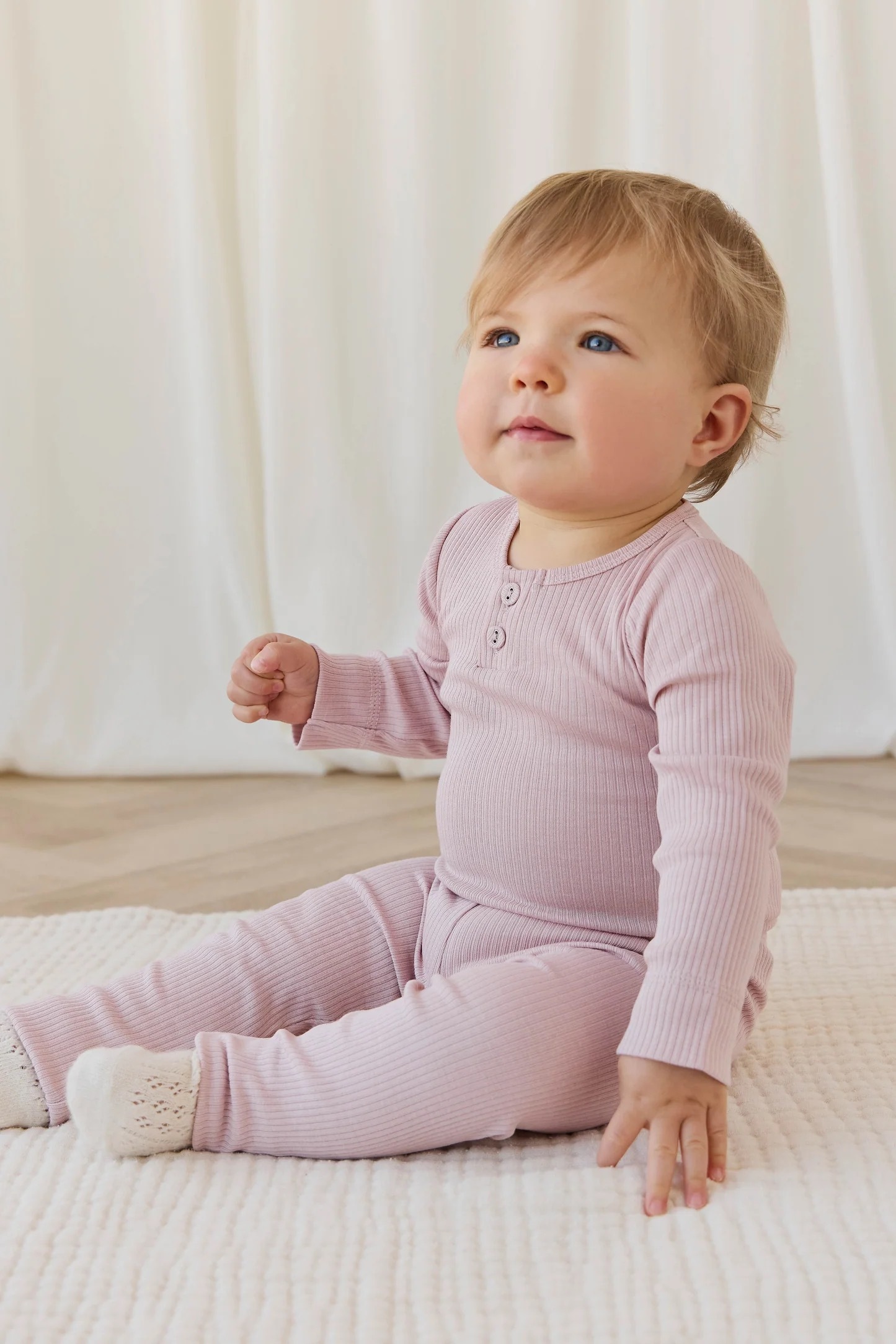 【預購】JAMIE KAY - Organic Cotton Modal Everyday Legging（Rose Smoke）