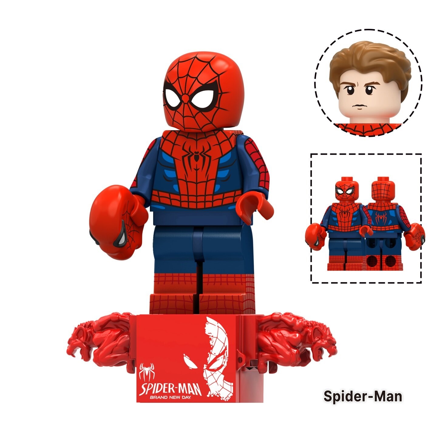 Spiderman Spider-man Marvel Custom Minifigures Fit Lego TV6237 TV1303