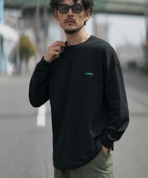 日本 Gerry Multi Color Back Print L/S T-Shirt