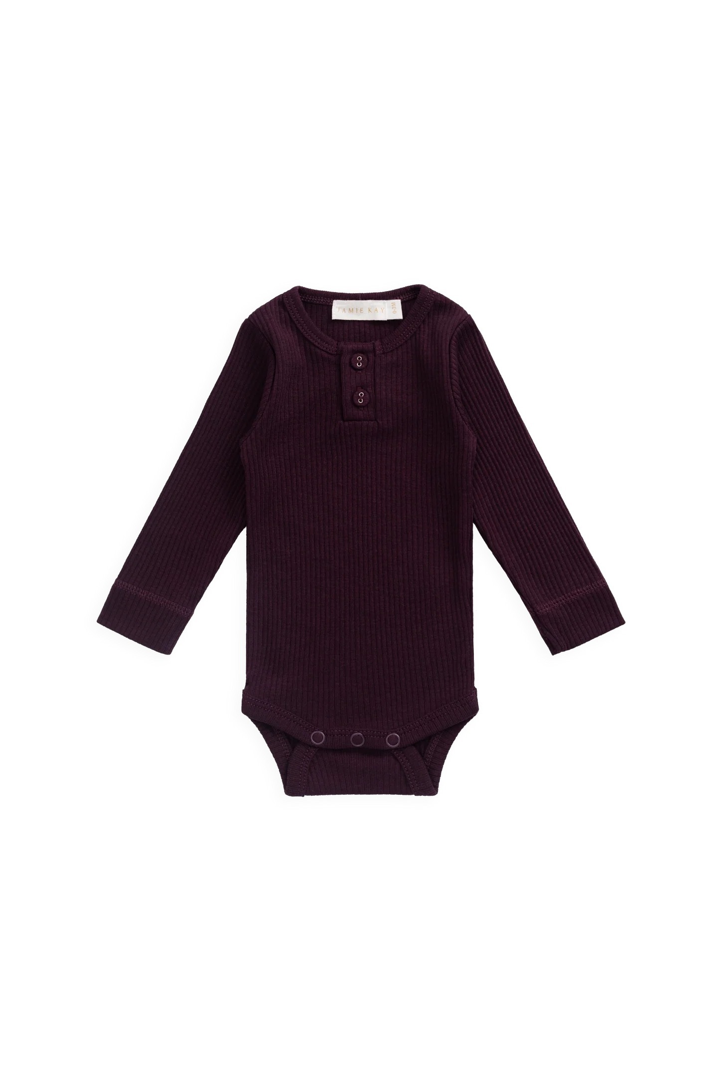 【預購】JAMIE KAY - Organic Cotton Modal Long Sleeve Bodysuit（Fig）