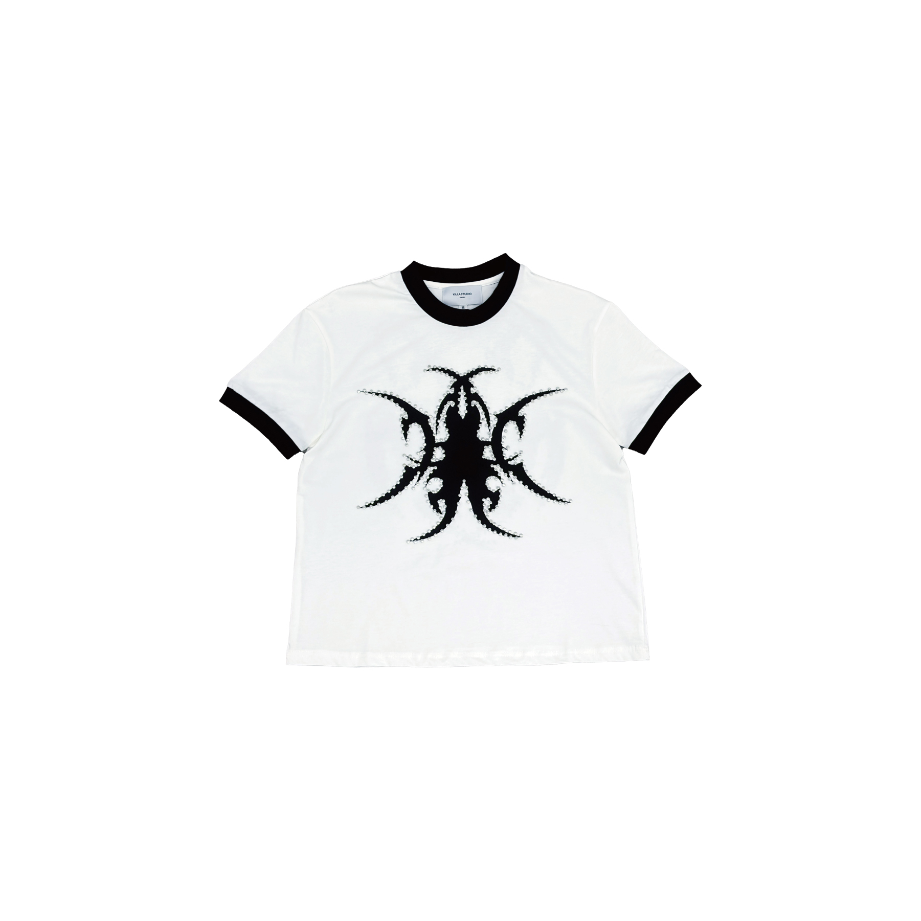 Fashion Killia BIO BEETLE RINGER TEE 生化 實驗 鉚釘 滾邊 短T
