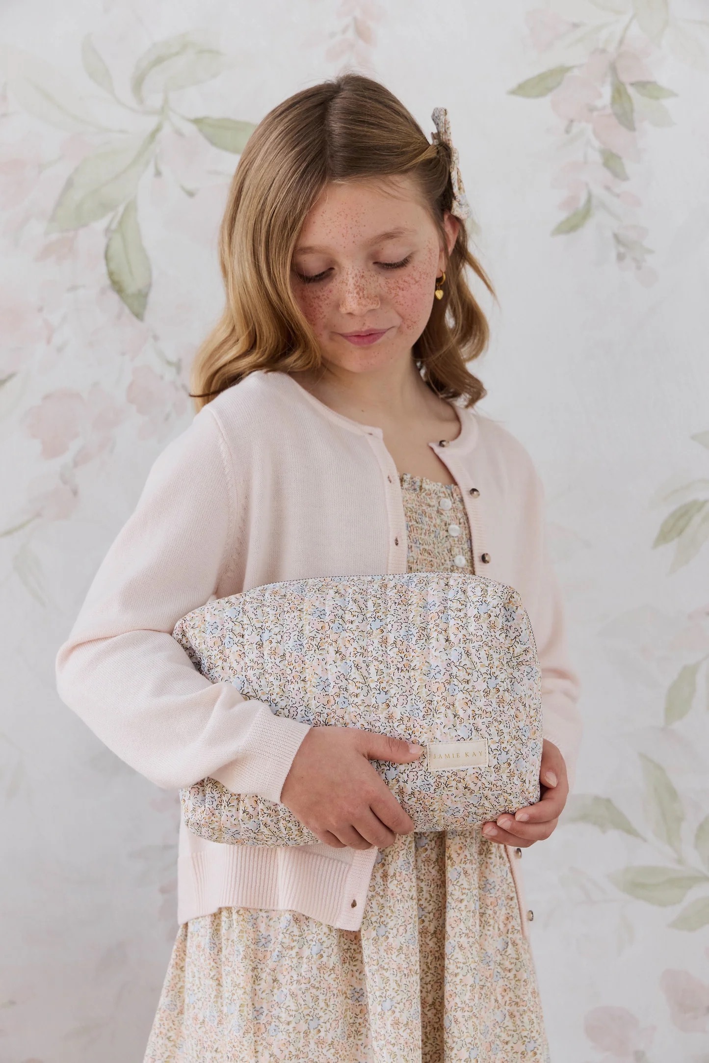 【預購】JAMIE KAY - Adelaide Quilted Pouch（Tully Peach）