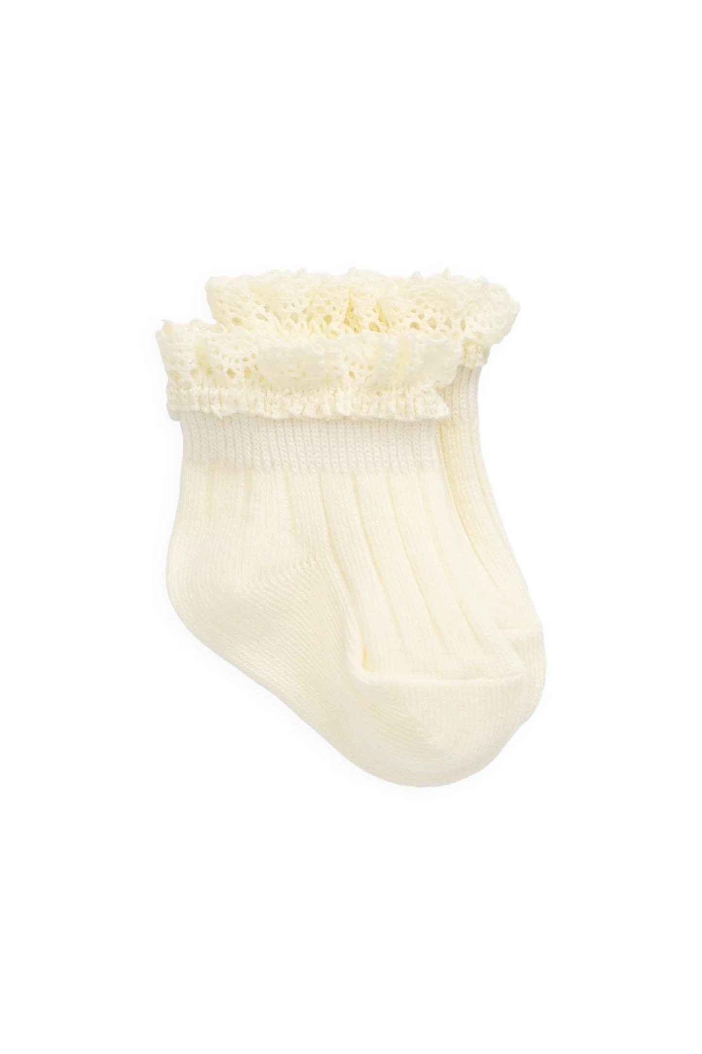 【預購】JAMIE KAY - Emily Ankle Sock（Parchment）