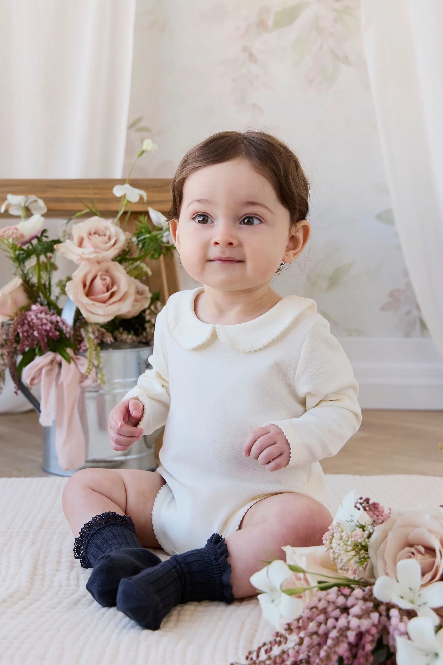 【預購】JAMIE KAY - Pima Cotton Wrenley Bodysuit（Parchment）