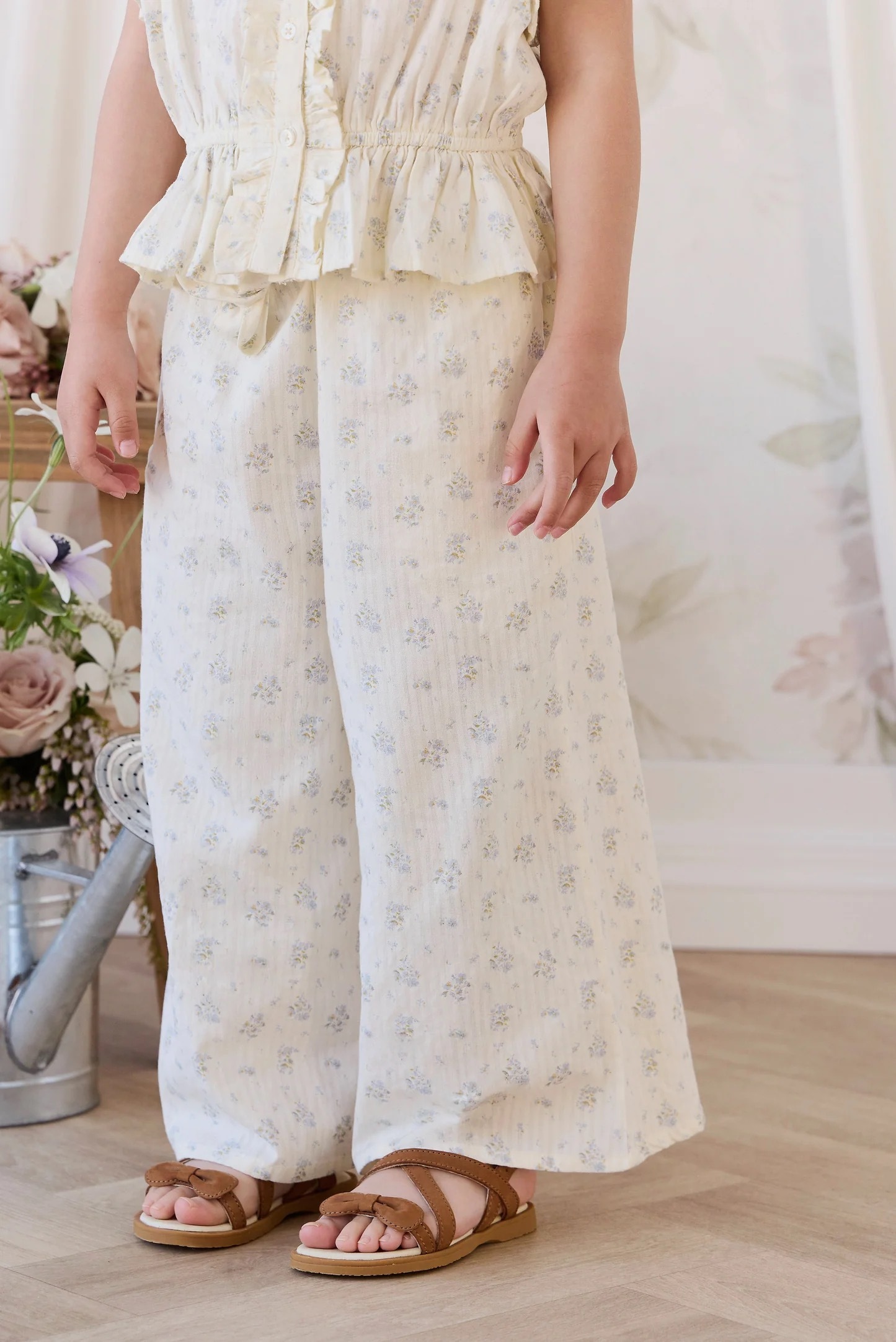 【預購】JAMIE KAY - Organic Cotton Cosette Pant（Justine Vanilla Sky）