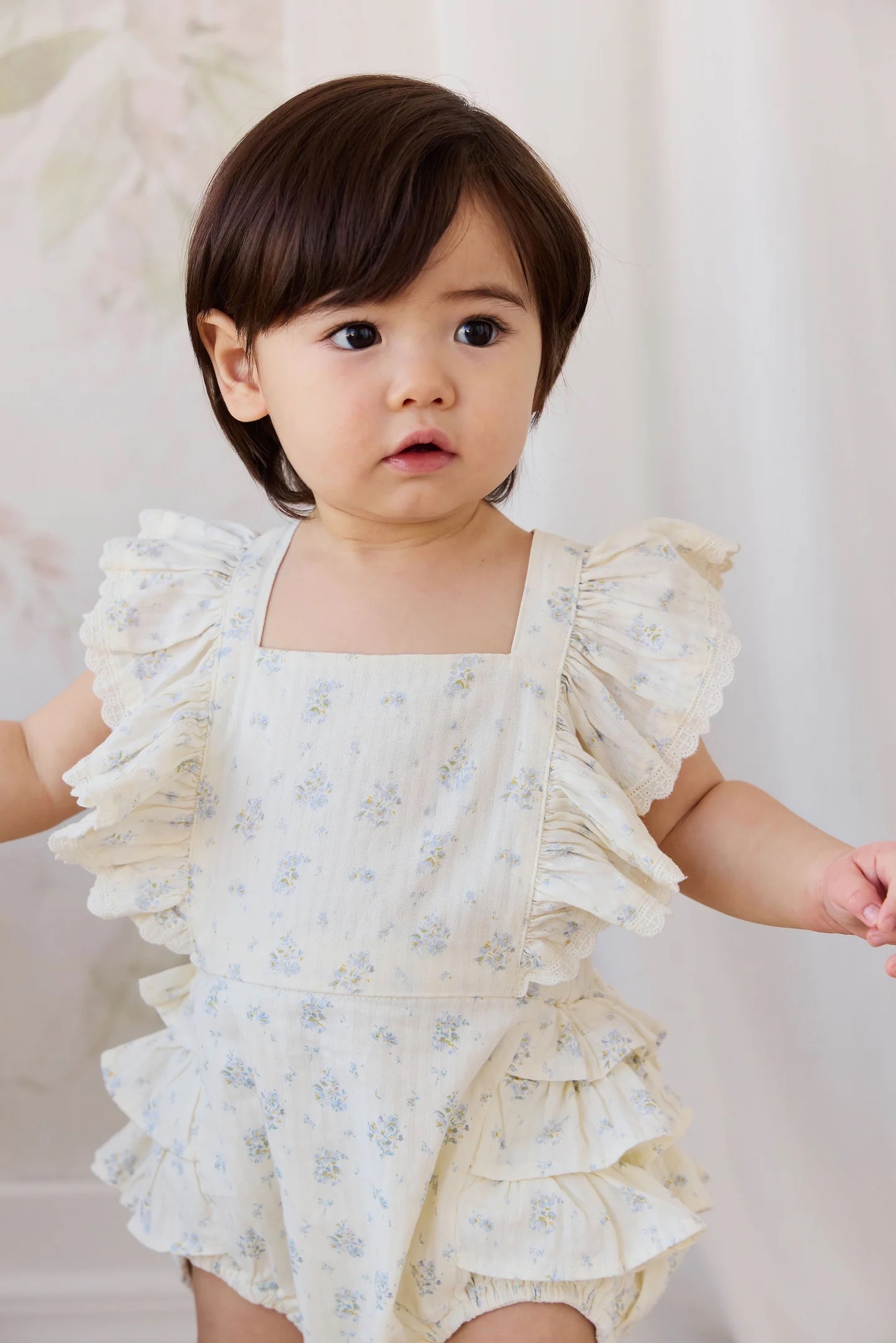 【預購】JAMIE KAY - Organic Cotton Elka Playsuit（Justine Vanilla Sky）