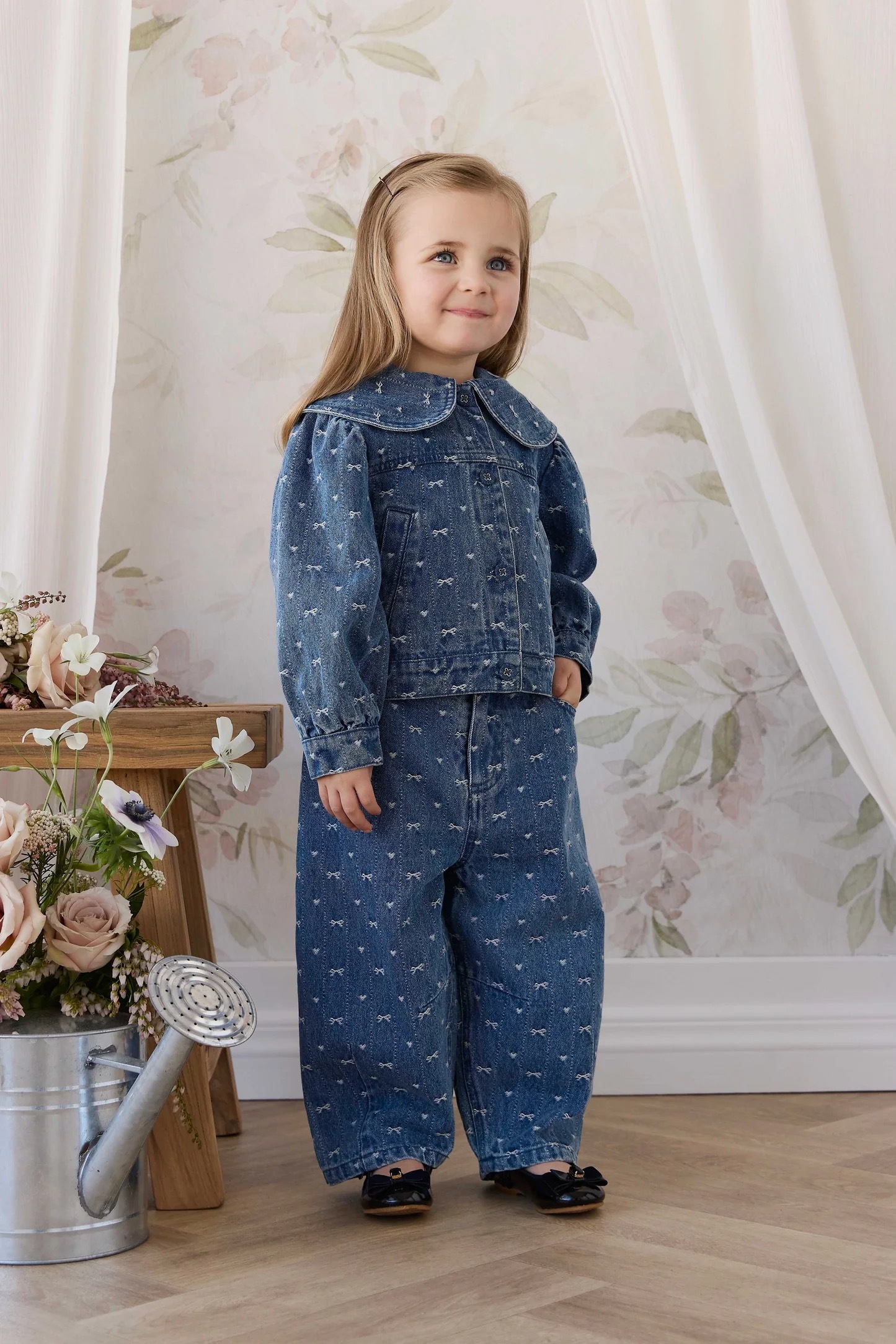 【預購】JAMIE KAY - Sierra Pant（Amour Bows Denim）