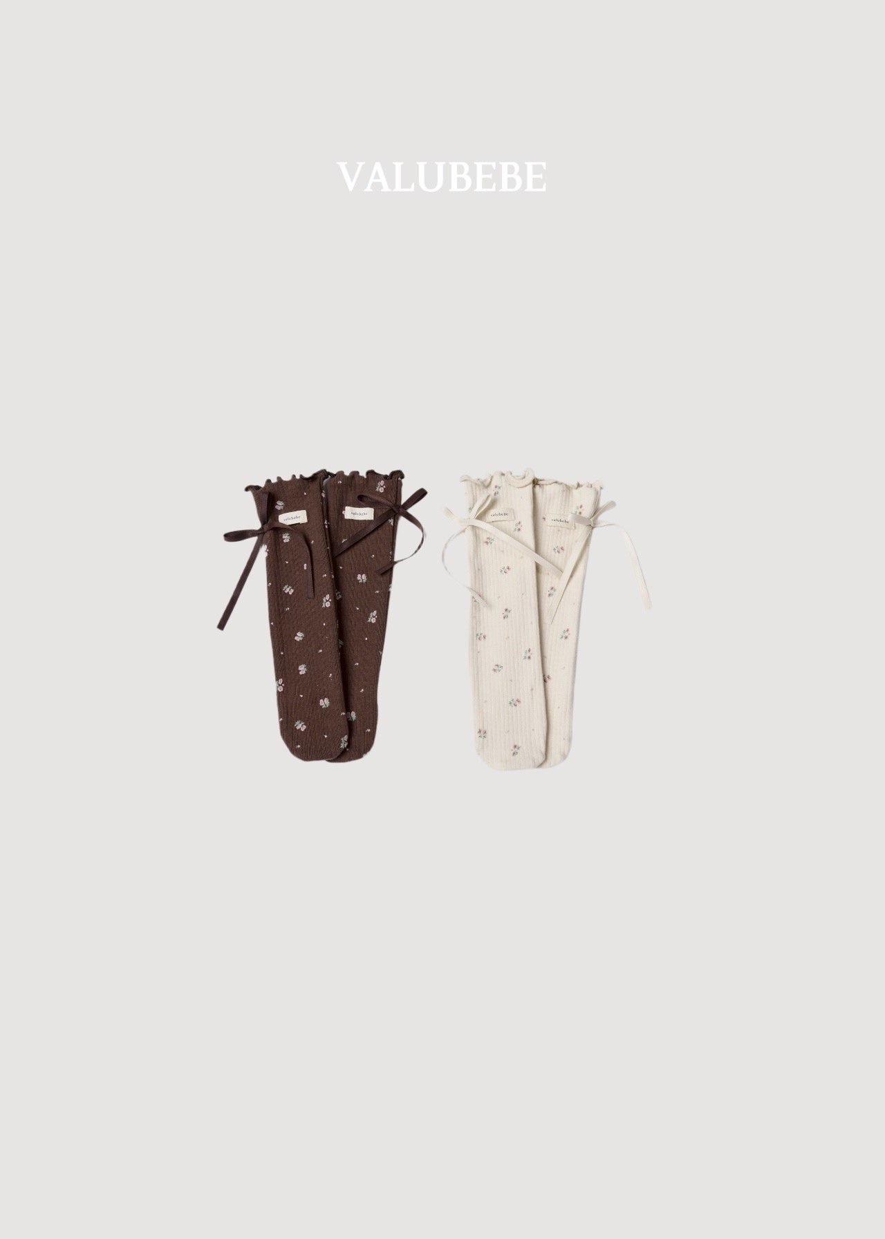 VALU BEBE Floral Wave Socks