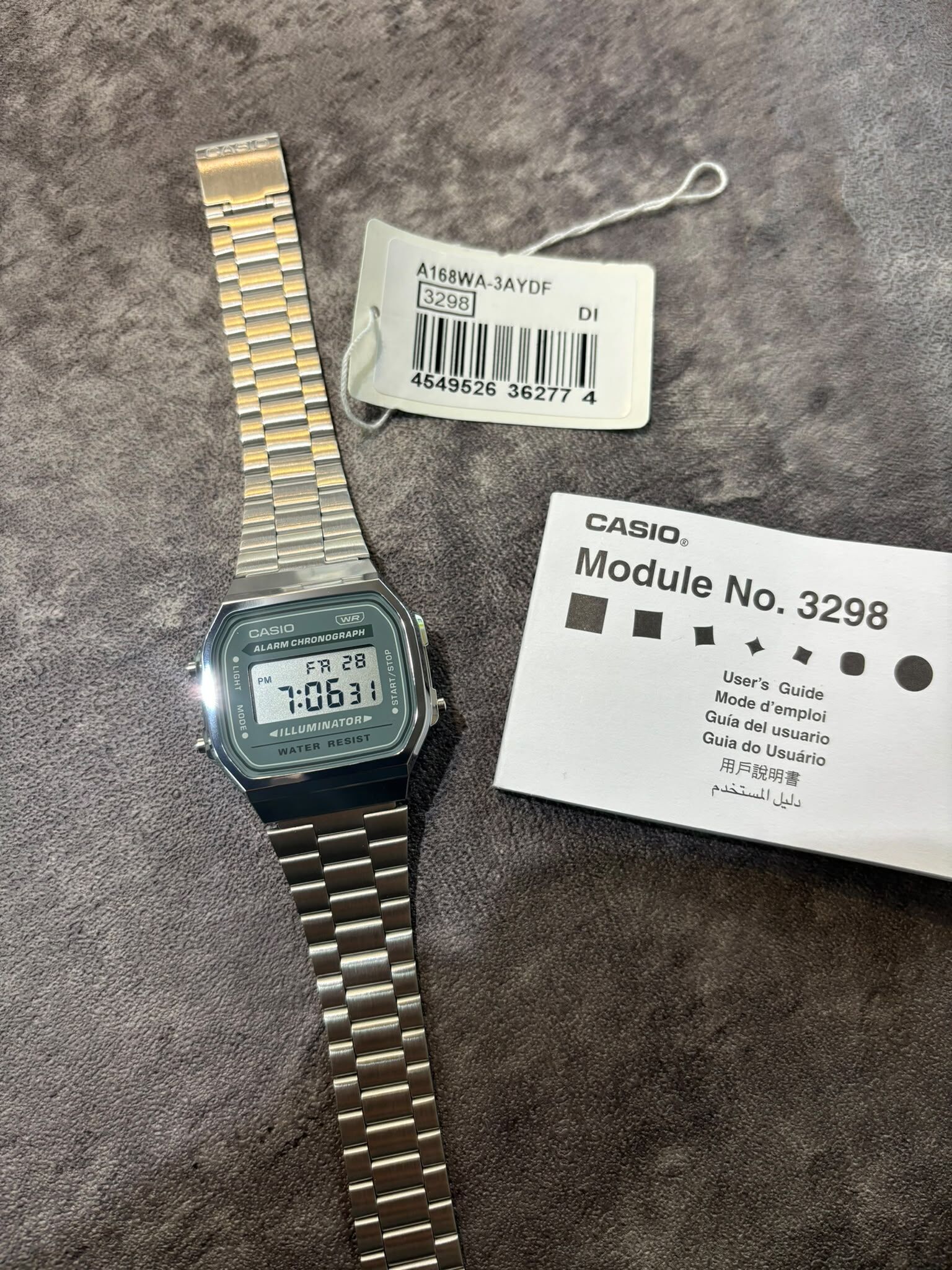 Casio A168WA-3A