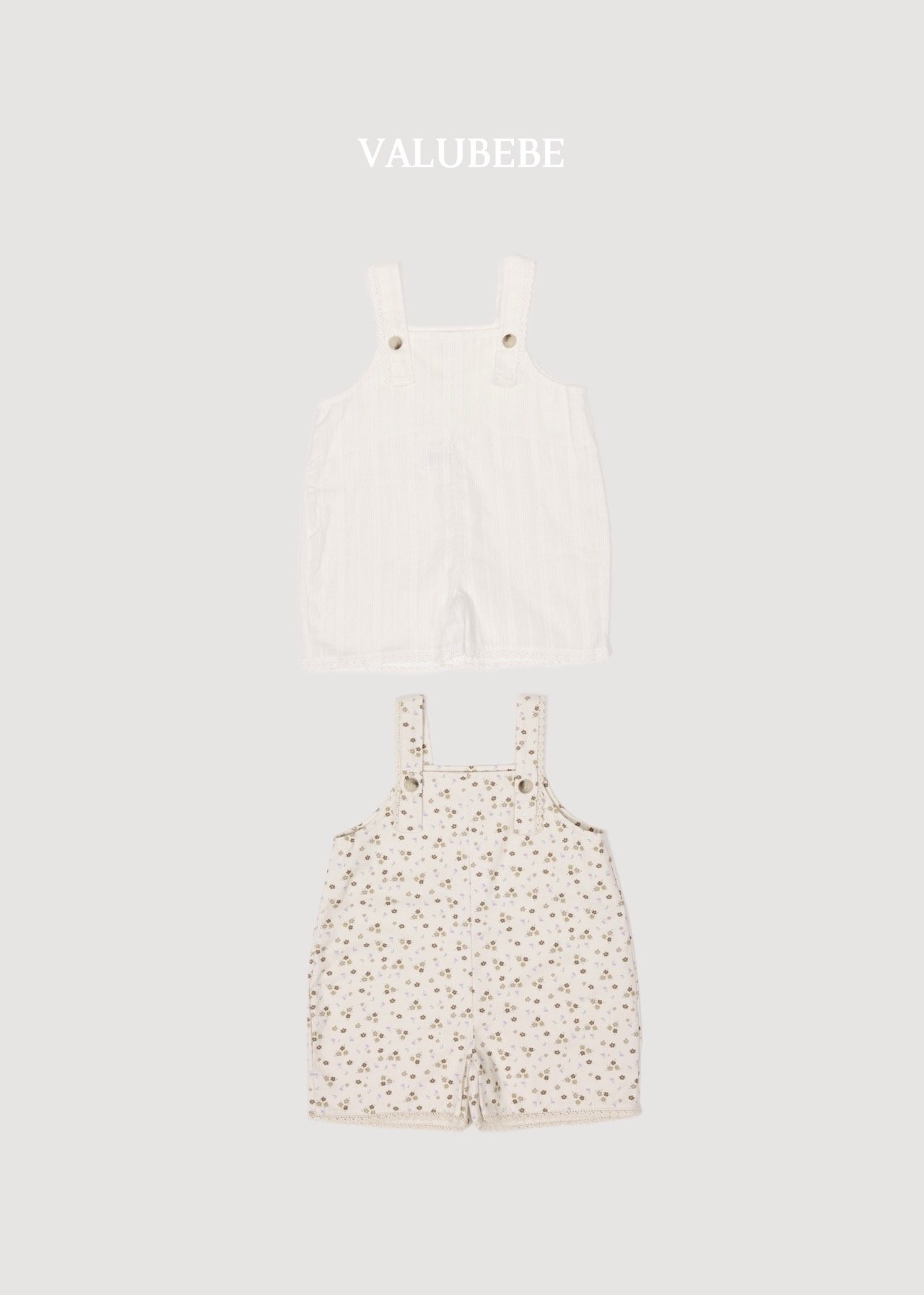 VALU BEBE Lace Suspender Shorts