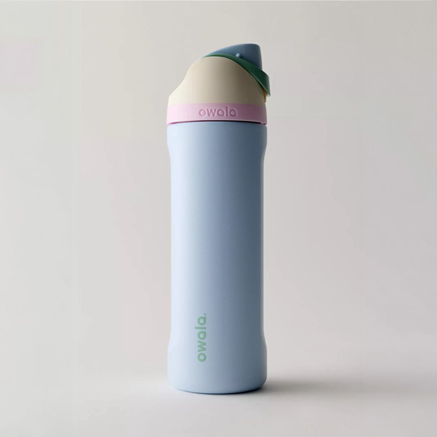 🇺🇸 Urban Outfitters OWALA FreeSip Stainless Steel Water Bottle "Pastel Peaks" 不鏽鋼保溫杯 直飲杯 吸管杯 24oz 710ml / 預購