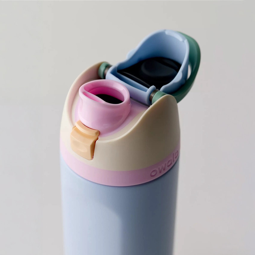 🇺🇸 Urban Outfitters OWALA FreeSip Stainless Steel Water Bottle "Pastel Peaks" 不鏽鋼保溫杯 直飲杯 吸管杯 24oz 710ml / 預購