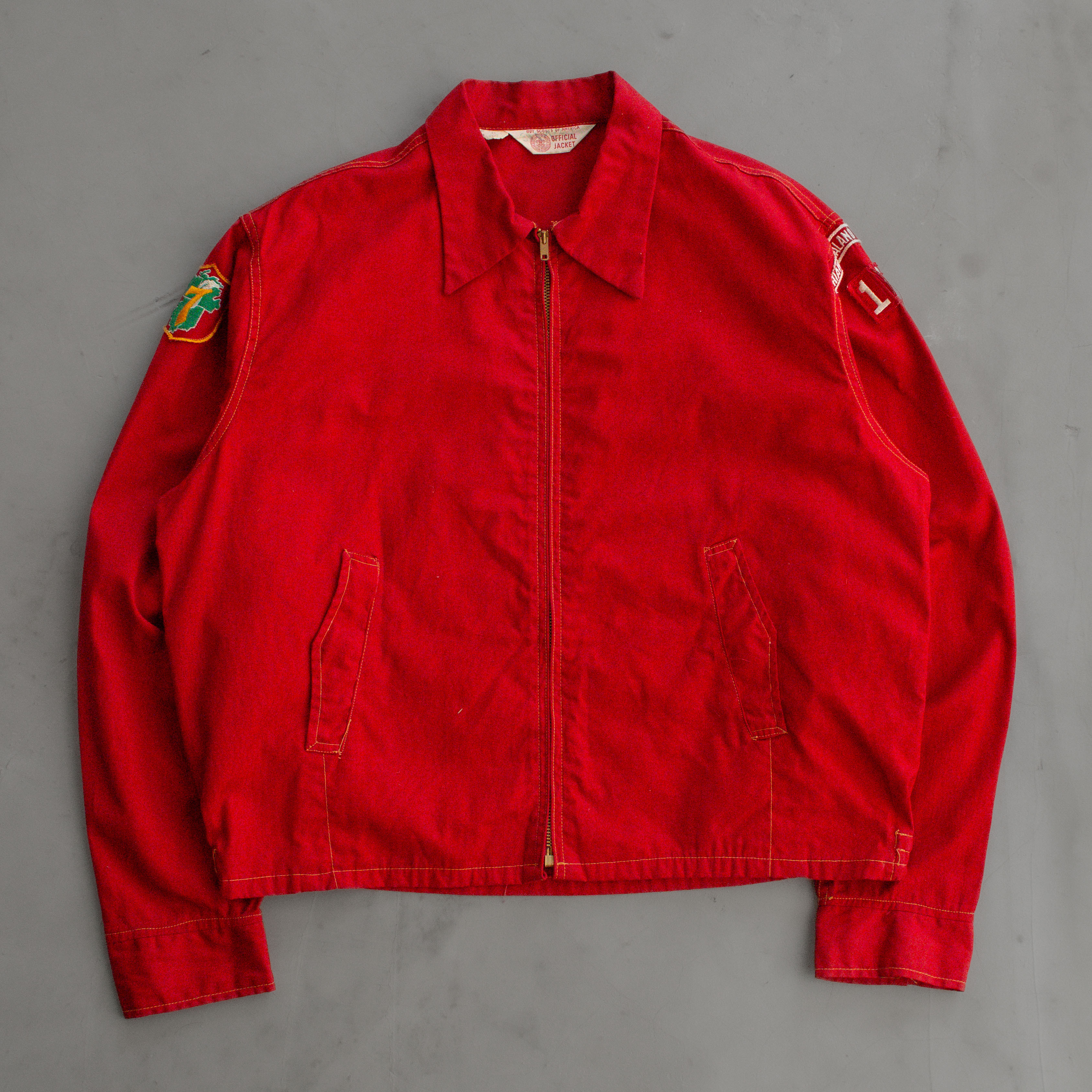 60S BSA BOY SCOUT JACKET 美國製 紅色 童子軍 外套