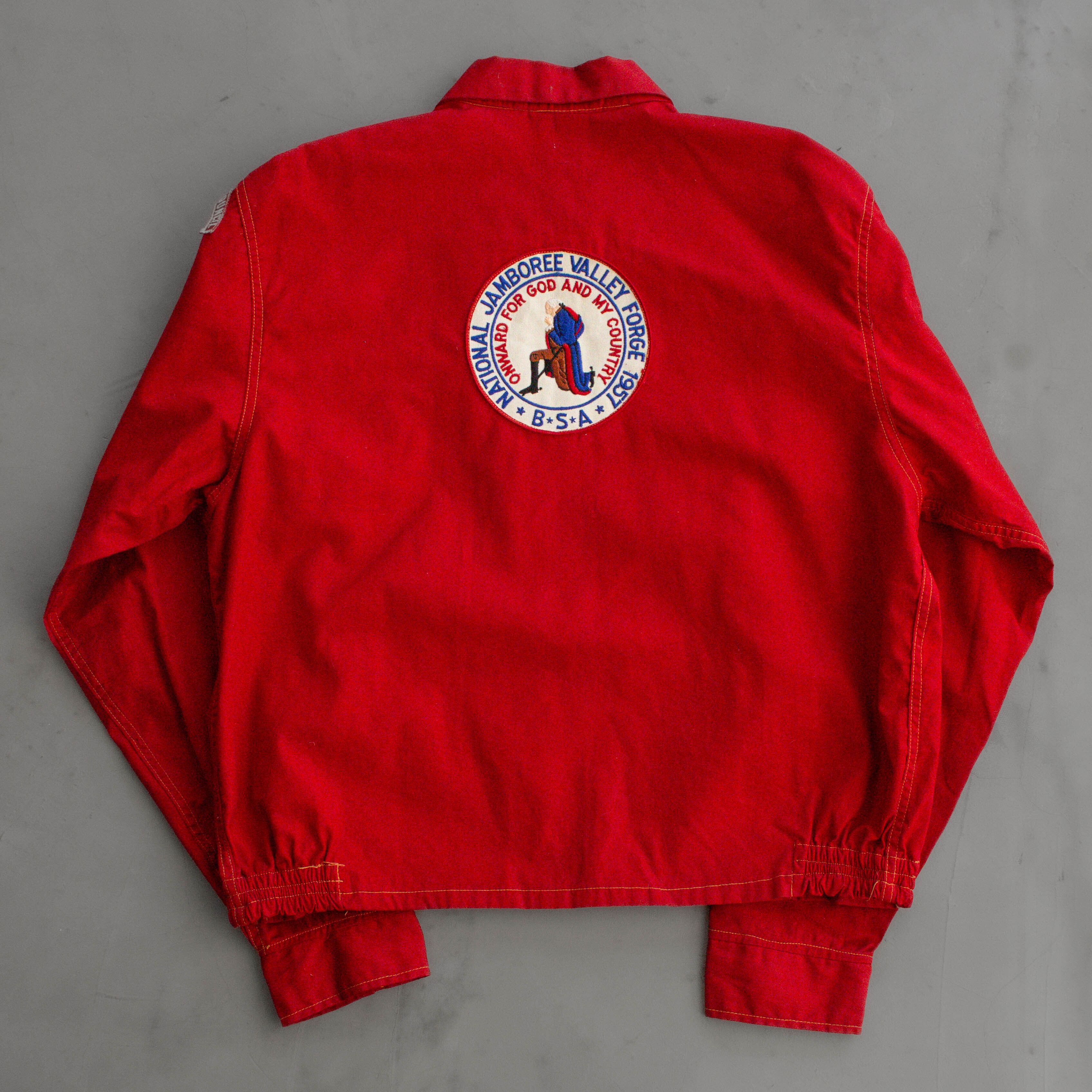 60S BSA BOY SCOUT JACKET 美國製 紅色 童子軍 外套