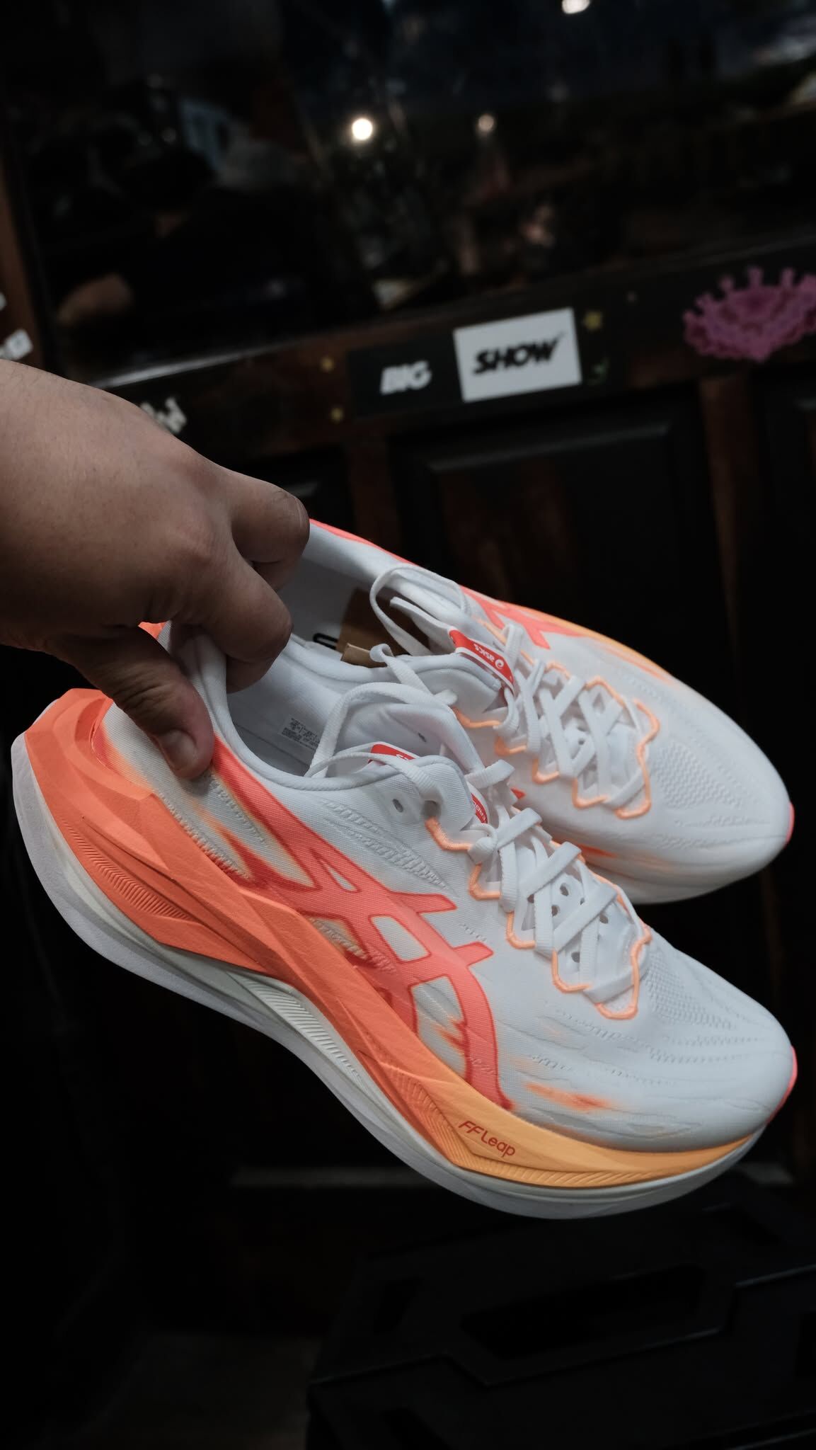 Asics 亞瑟士 Superblast 3  橘白 厚底 彈力 慢跑鞋 運動鞋 1013A177-101