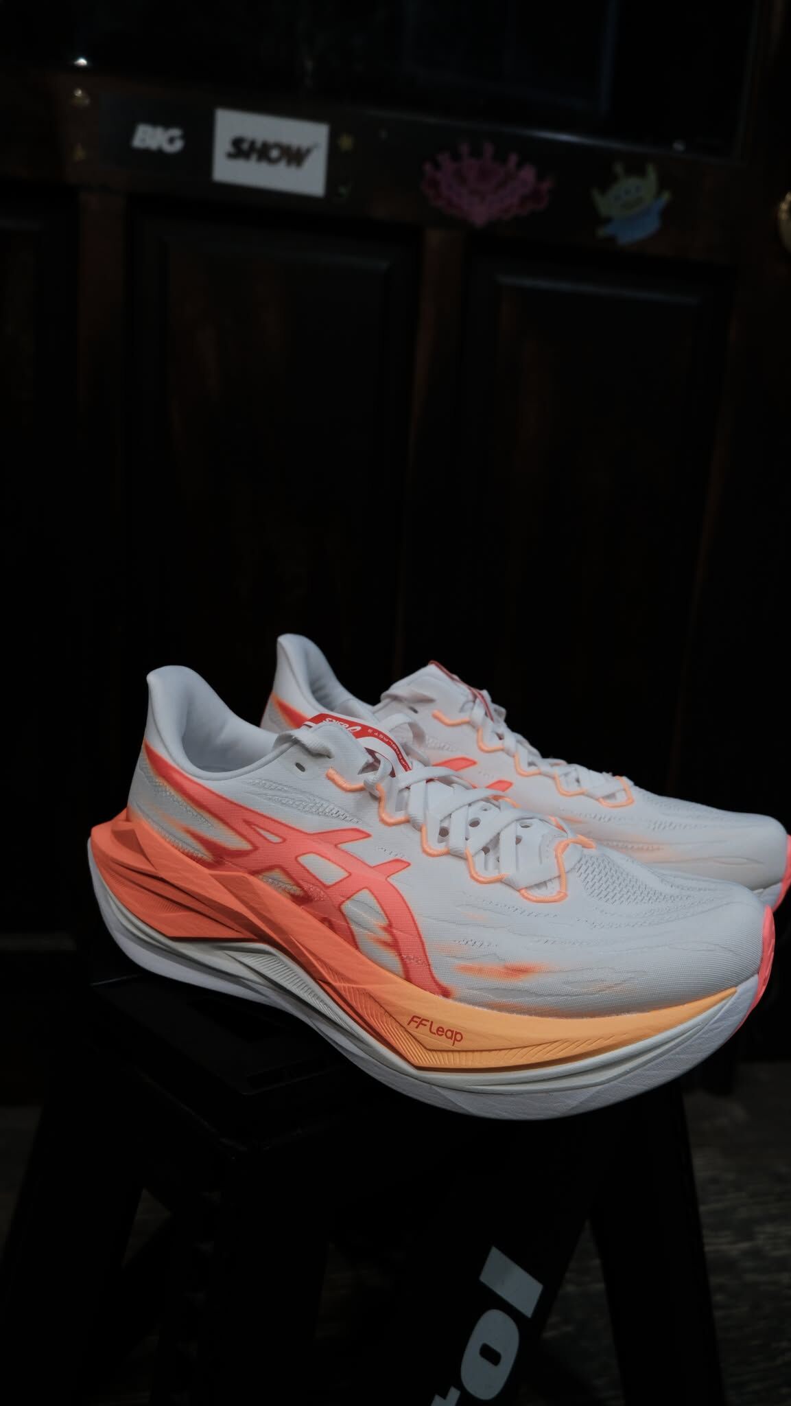 Asics 亞瑟士 Superblast 3  橘白 厚底 彈力 慢跑鞋 運動鞋 1013A177-101