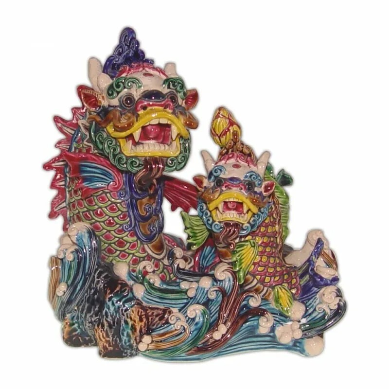 台灣國寶交趾陶|擺飾 獨佔鰲頭
