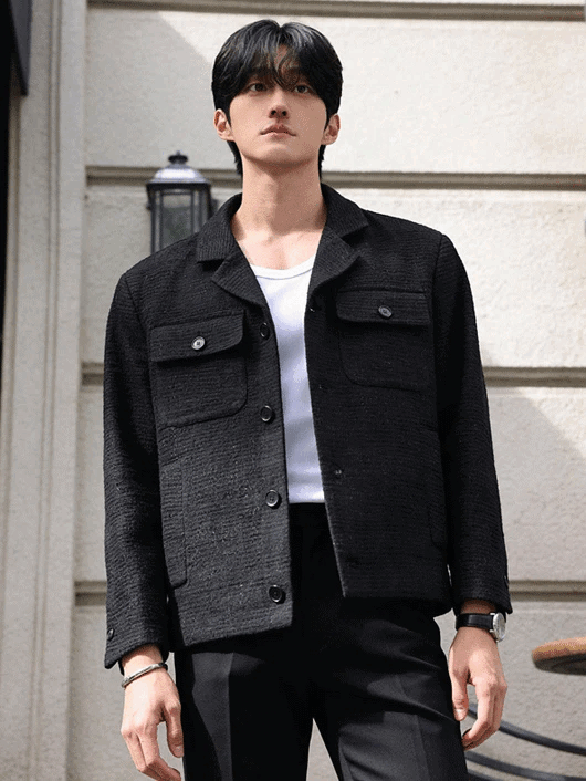 Tweed Collar Jacket