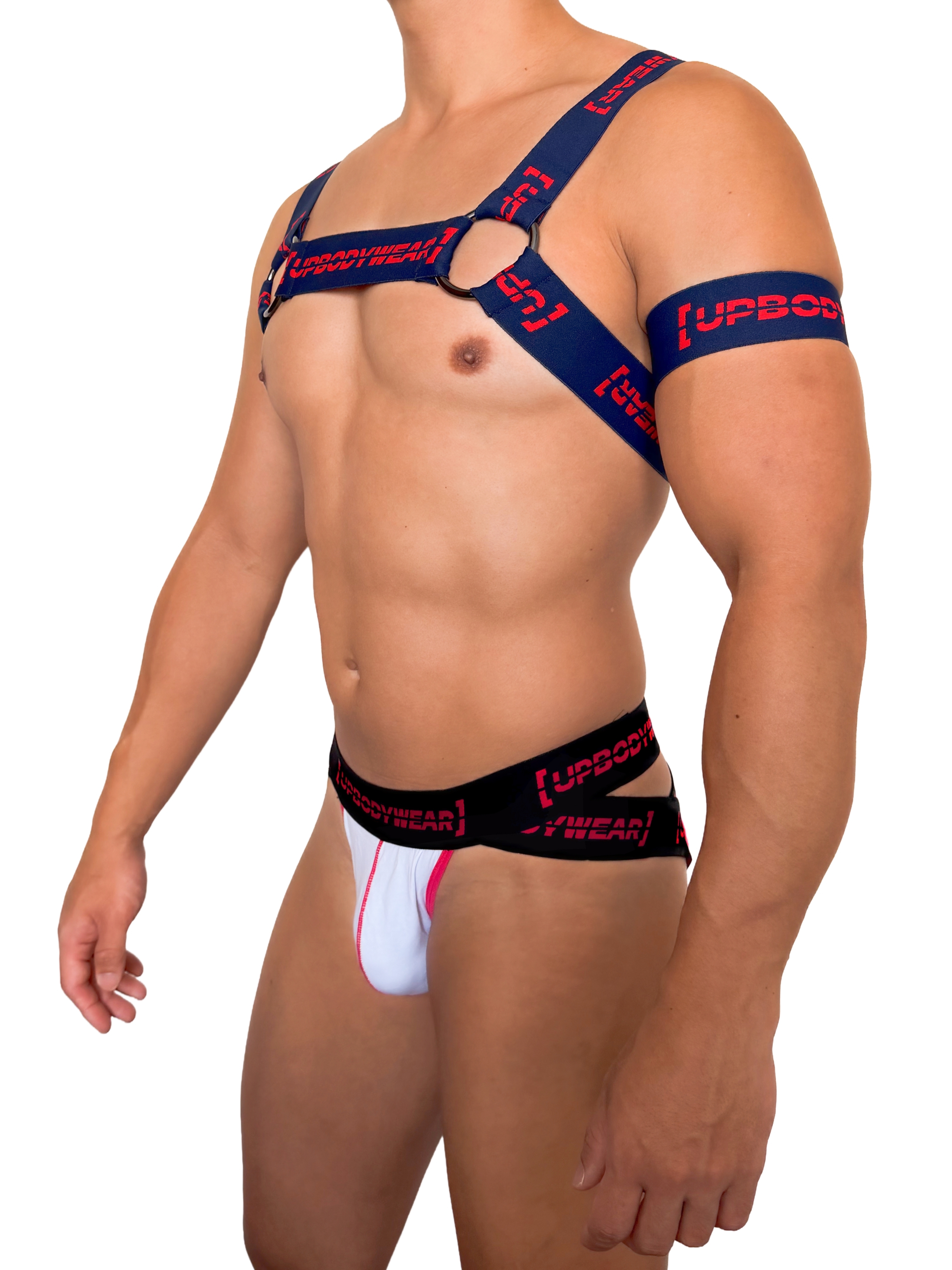 Party Harness 雙肩派對胸甲+臂章 海軍藍/紅