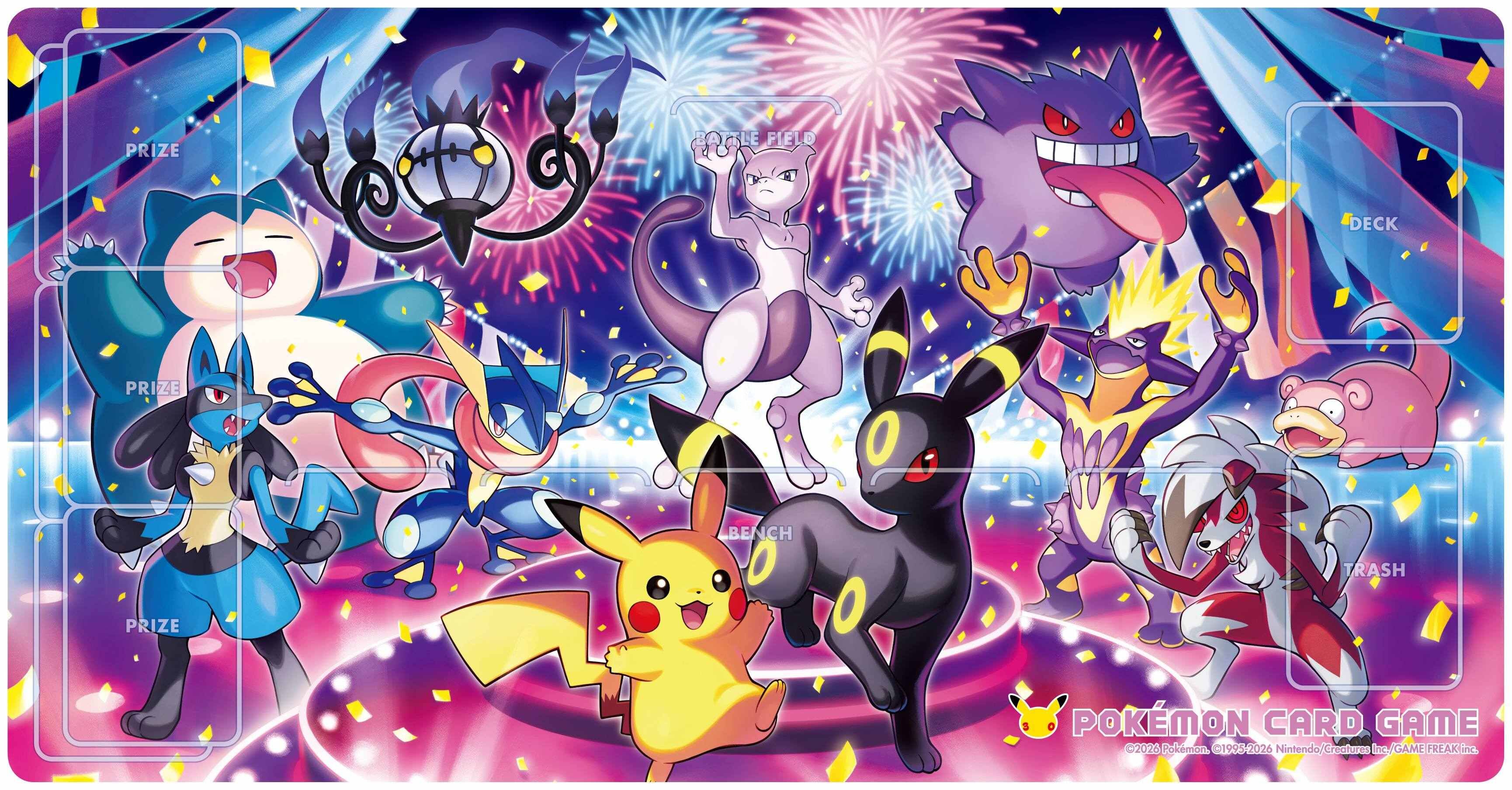 [預訂] Pokemon Card Game 卡墊 普天同慶 Night みんなでおいわい Night
