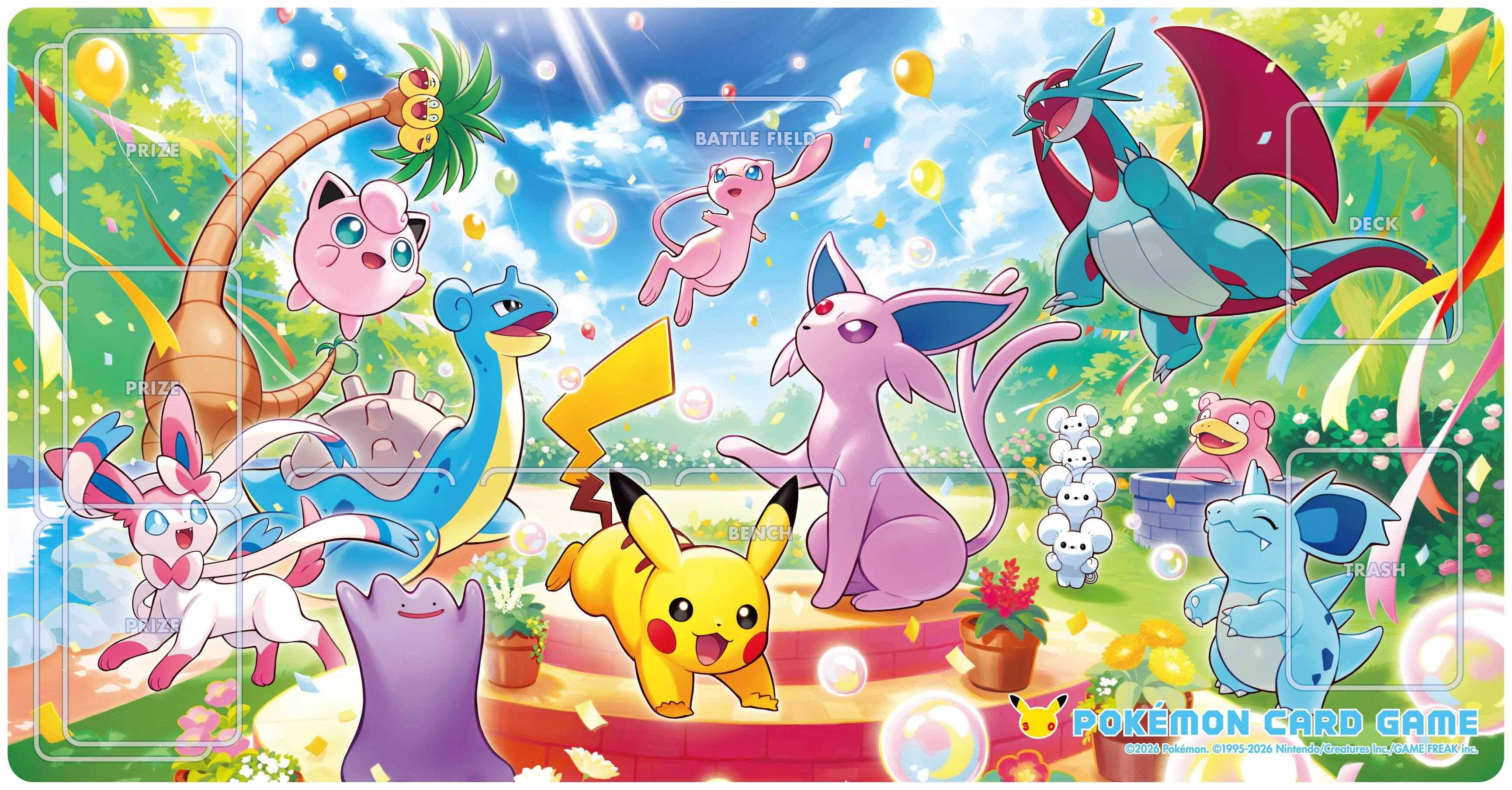 [預訂] Pokemon Card Game 卡墊 普天同慶 Day みんなでおいわい Day